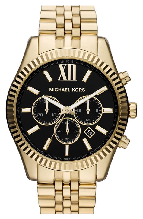 michael kors lexington watch black face|Michael Kors Jewelry & Watches .